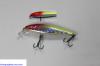 NEW 4" Silver - Chartreuse HD LifeLikeLures.com™ Holographic Meandering Minnow™ Lure by Holographiclures.com™ 